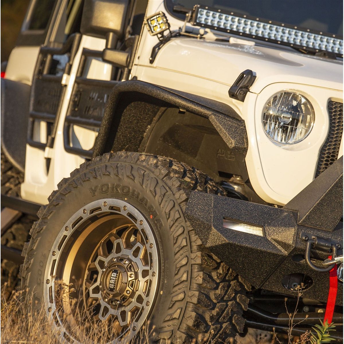 Aries Automotive Front Fender Flares for 18-C Jeep Wrangler JL 1500203