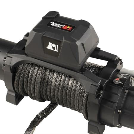 Rugged Ridge Trekker Winch, 12,500 LBS, Synthetic Rope, IP68 Waterproof, Wireless 15100.25