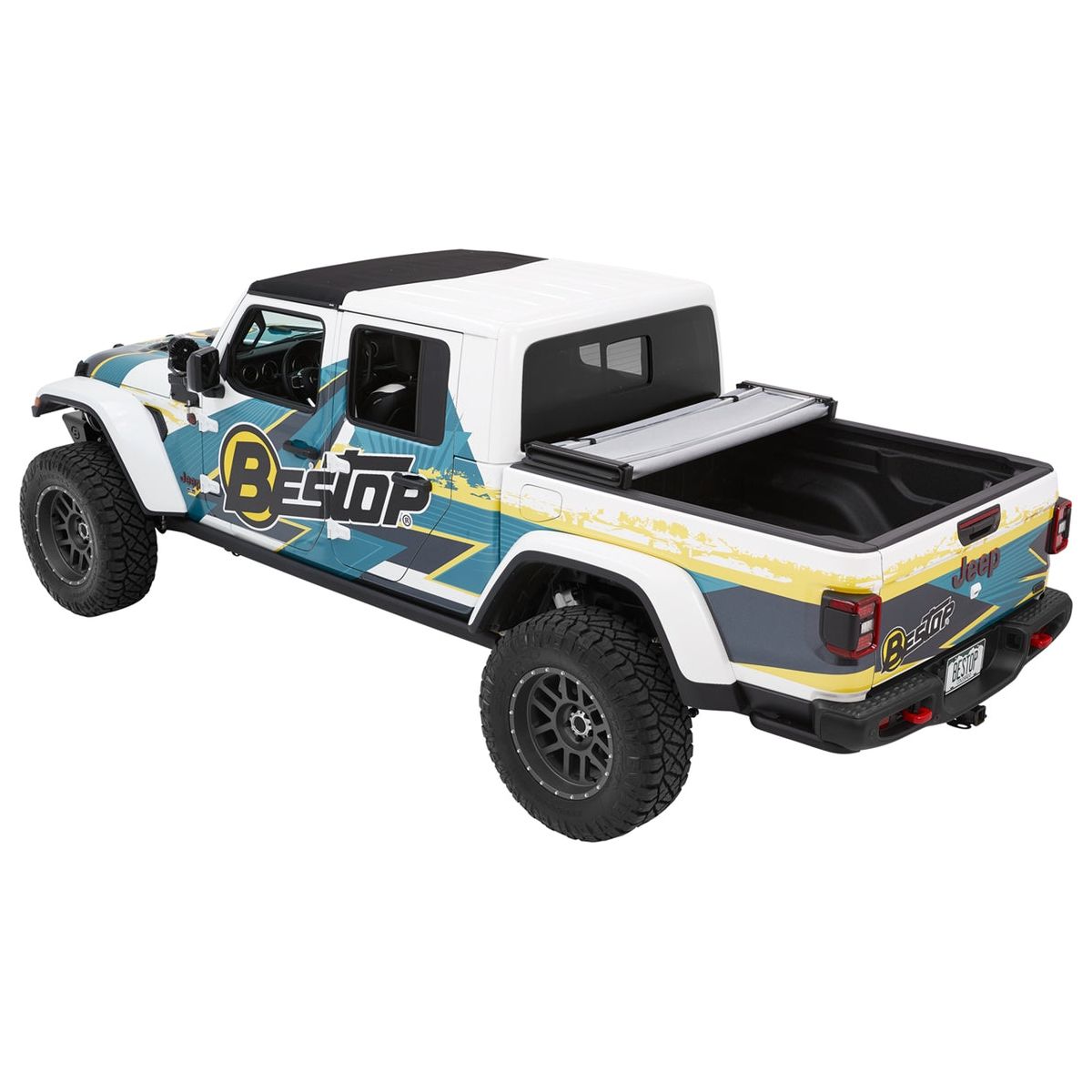 Bestop EZFold Soft Folding Tonneau Cover for 2020-C Gladiator JT 16280-17