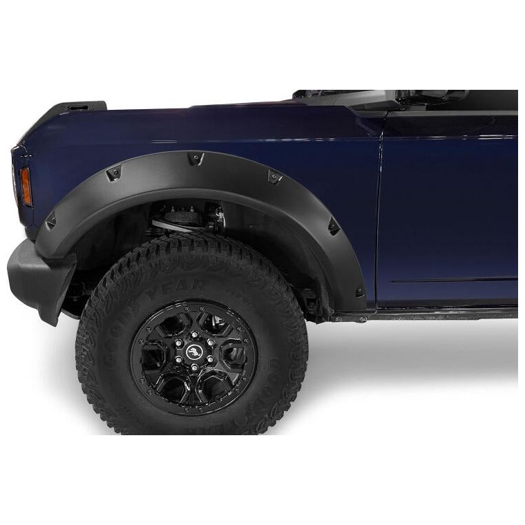 Bushwacker Pocket Style Flares (Black) for 2021-C Ford Bronco 4 Door Models 20960-02