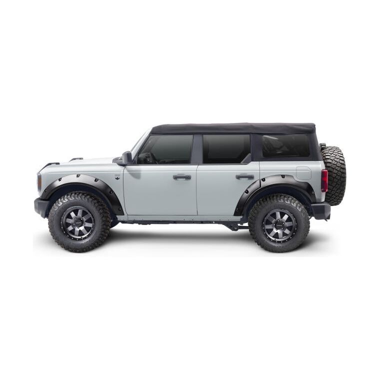 Bushwacker Pocket Style Flares (Black) for 2021-C Ford Bronco 4 Door Models 20960-02