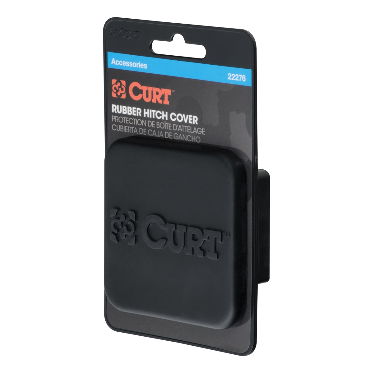 Curt Manufacturing Hitch Receiver Tube Cover (Universal fit) 22276