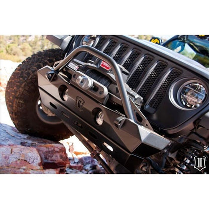 ICON Pro Series Front Bumper with Bar for 2018-C JL - Gladiator JT 25164