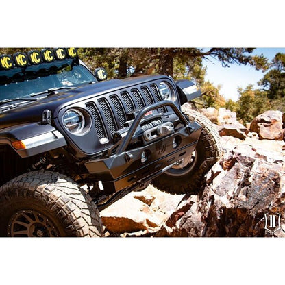 ICON Pro Series Front Bumper with Bar for 2018-C JL - Gladiator JT 25164