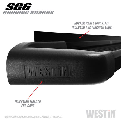 Westin SG6 Running Boards (Black) fits 2021-C Ford Bronco 27-64725