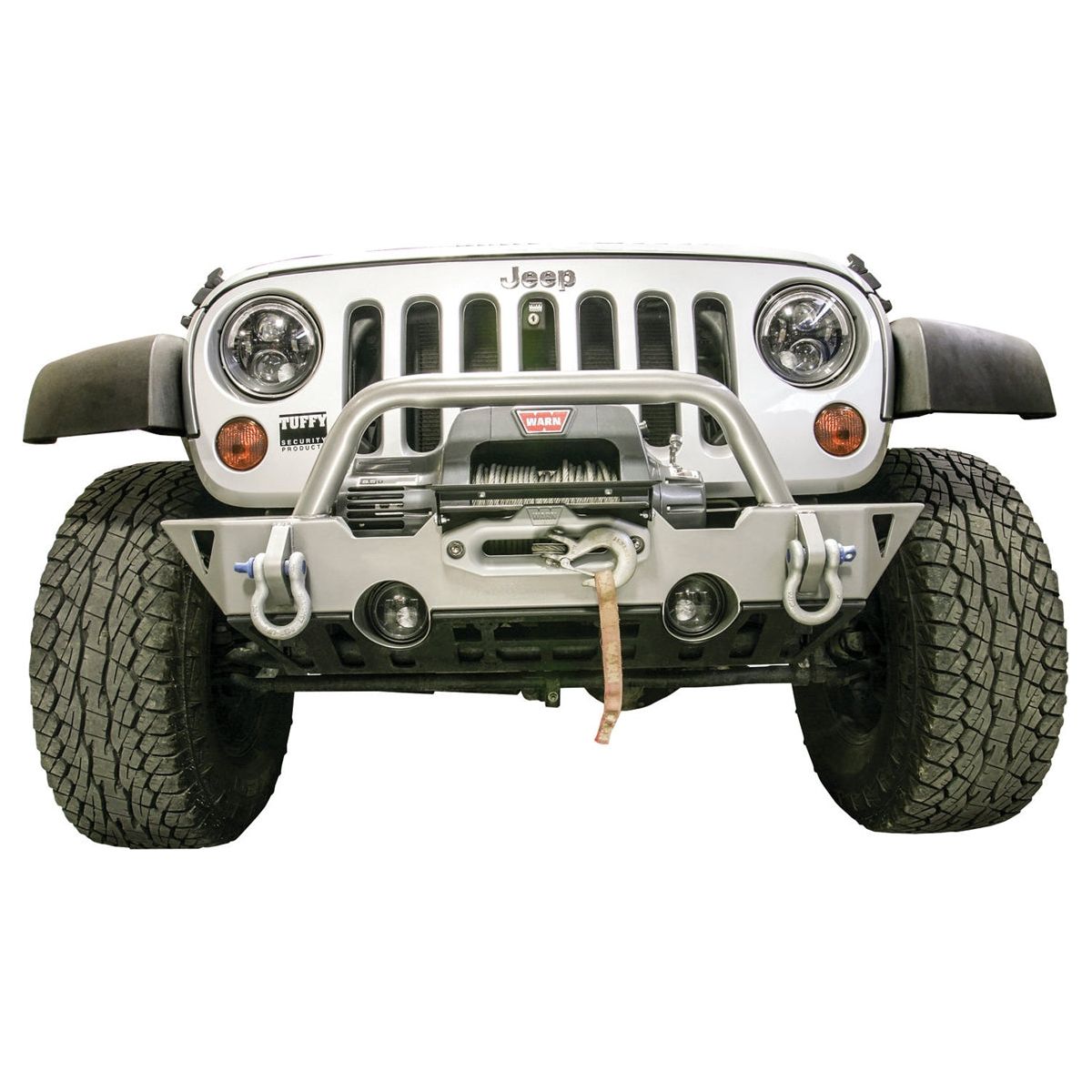 Tuffy Flip-Up License Plate Holder for Winch (Universal Fit)