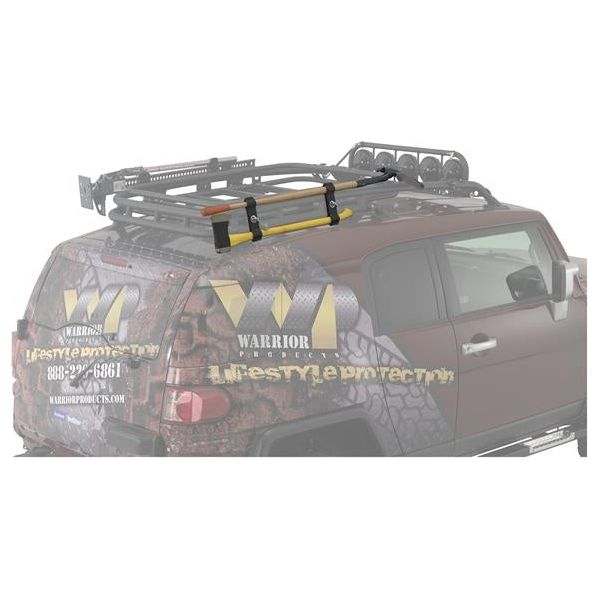Warrior Axe & Shovel Mount for OEM Roof Rack for 2007 - 2014 Toyota FJ Cruiser