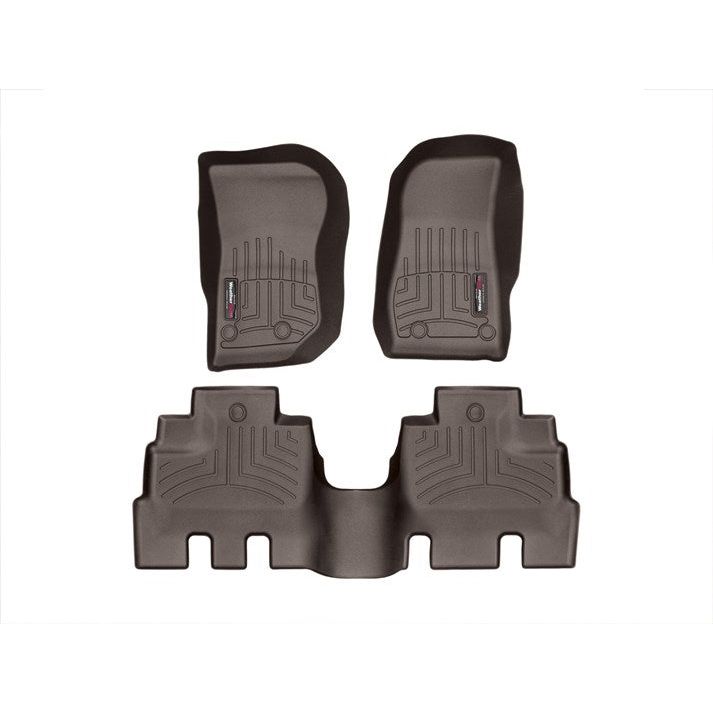 WeatherTech FloorLiner (1st & 2nd Row) for 2007-2018 JK 4 Door Models