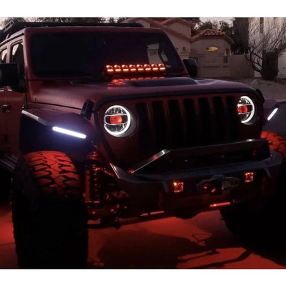 ORACLE Lighting "Demon Eye" ColorSHIFT Projector Illumination Kit - (2020-C Jeep Gladiator)