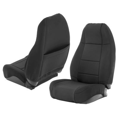 SmittybiltNeoprene Front and Rear Seat Cover Kit (Black) for 87-90 Wrangler YJ - 76-86 CJ