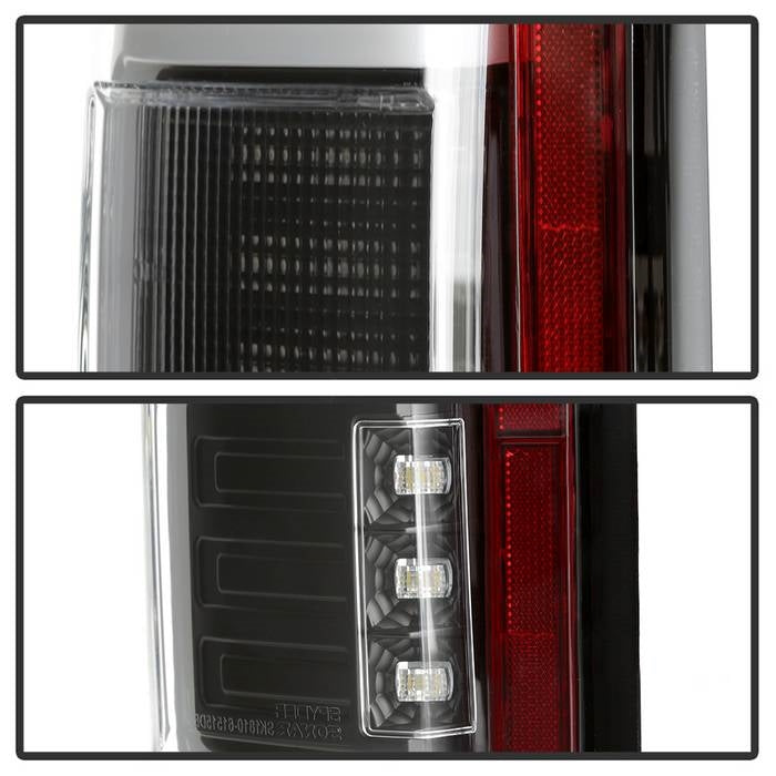 Spyder Automotive Black Fiber Optic LED Tail Lights (Ford F150 2015-2018)