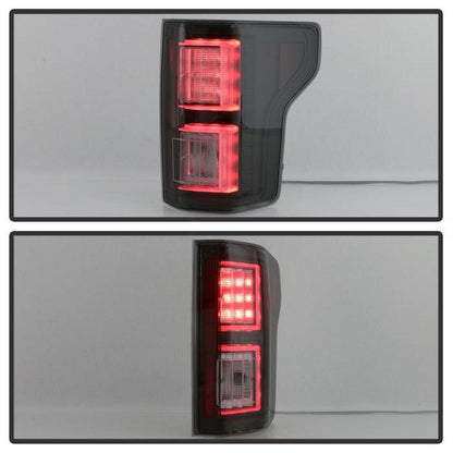 Spyder Auto LED Tail Lights Black-Smoke (Ford F-150 2018-C) 5085672