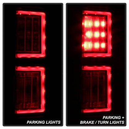 Spyder Auto Light Bar LED Tail Lights (For 18-C Ford F-150) 5085689