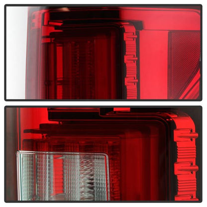 Spyder Auto LED Tail Lights Red-Clear ( Ford F-150 2018-C) 5085764