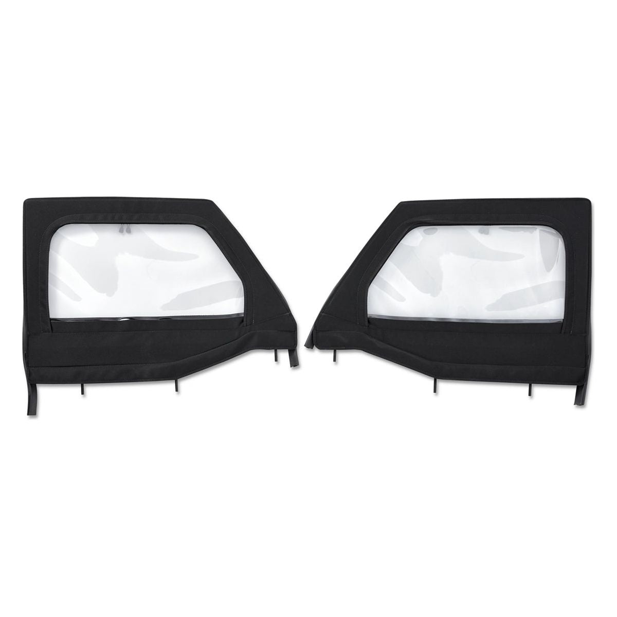 Bestop Element Upper Doors for  18-C Wrangler JL - Gladiator JT (Front - Black Twill) 5174217