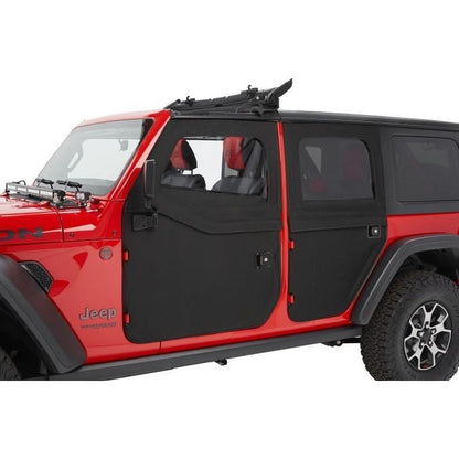 Bestop 2-Piece Full Fabric Doors, Front  for 18+ Jeep Wrangler JL 5175035