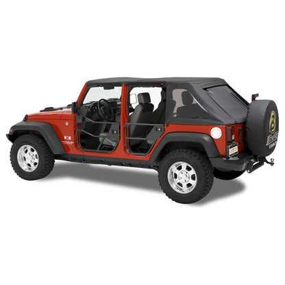 Bestop HighRock 4x4 Front Element Doors (Matte Black) for 2007-2018 JK 5182601