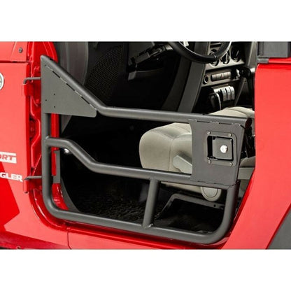 Bestop HighRock 4x4 Rear Element Doors (Matte Black) for 2007-2018 JKU 5182701