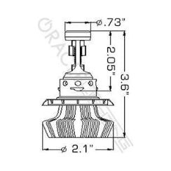 ORACLE Lighting LED Bulb Headlight Conversion Kit for 18-C JL 5236-001