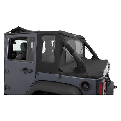 Bestop Halftop Soft Top (Black Twill) for 2007-2018 JK 2 Door Models 5390017