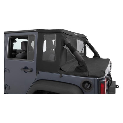 Bestop Halftop Soft Top (Black Twill)  for 2007-2018 JK 4 Door Models 5390117