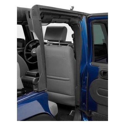 Bestop Supertop NX with Tinted Windows without Doors (Black Diamond) for 07-18 JK 4 Door Models 54723-35