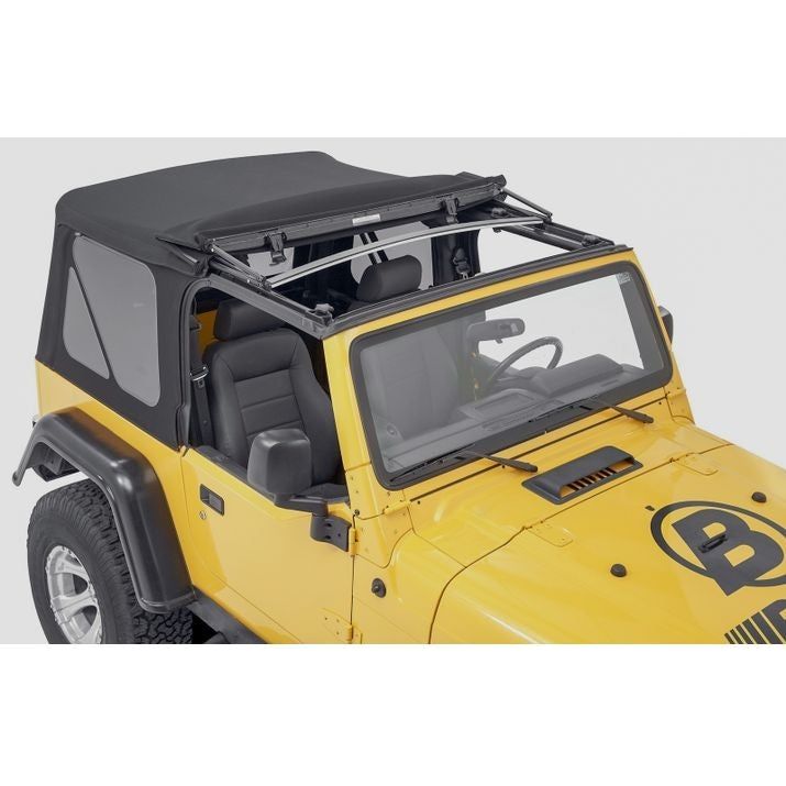 Bestop Supertop NX with Tinted Windows (Matte Black Twill) for Jeep Wrangler 1997 - 2006 TJ
