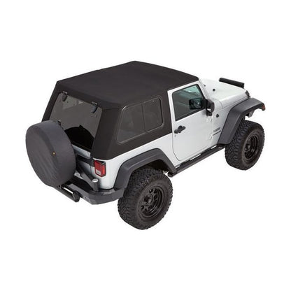 Bestop Trektop Pro Hybrid Soft Top for 07-18 Jeep Wrangler JK 2 Door Models 54862-17