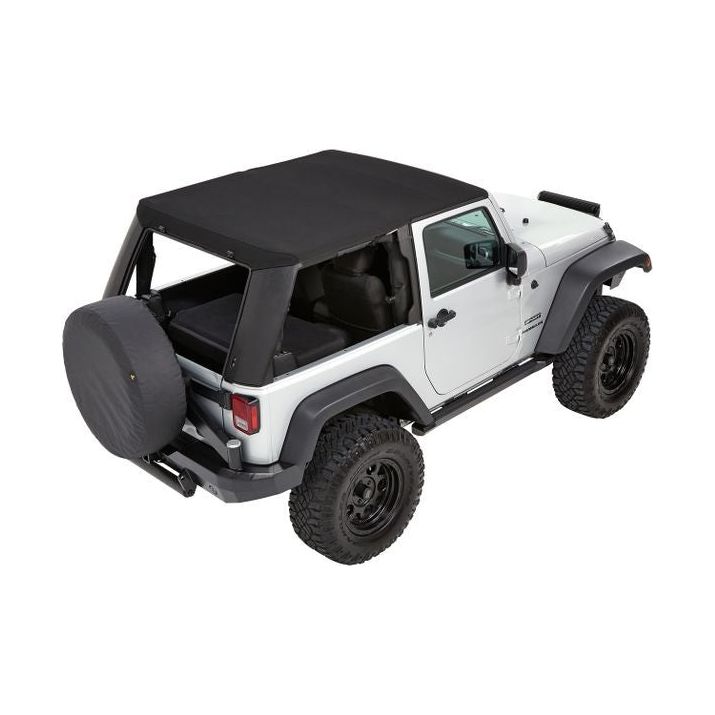 Bestop Trektop Pro Hybrid Soft Top for 07-18 Jeep Wrangler JK 2 Door Models 54862-17