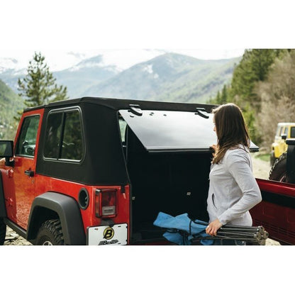 Bestop Trektop Pro Hybrid Soft Top for 07-18 Jeep Wrangler JK 2 Door Models 54862-17