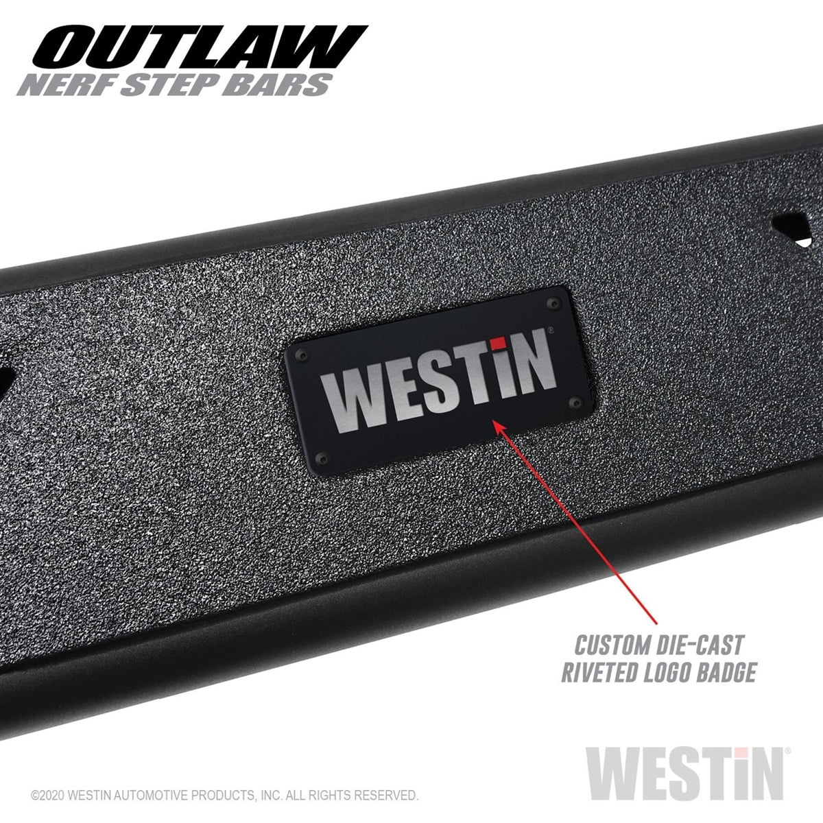 Westin Outlaw Nerf Step Bars (Black) for 2020-C Gladiator JT 58-54165