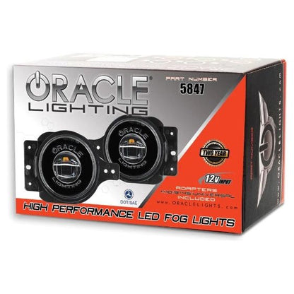 ORACLE Lighting High Performance 20W LED Fog Lights (Blue) for 2018-C JL - Gladiator JT Sport 5847-002