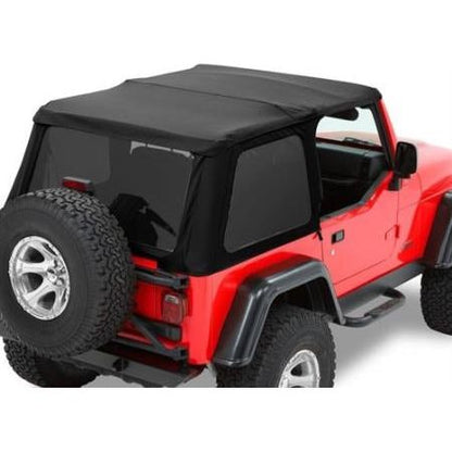 Bestop Replace-a-Top Trektop NX (Matte Black Twill) for 1997-2006 Jeep Wrangler TJ 2 Door Models 59720-17