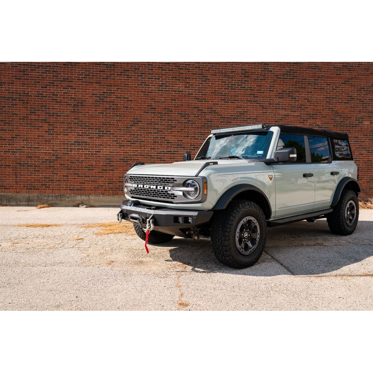 Road Armor Stealth Base Front - Recessed Winch for 2021-C Ford Bronco