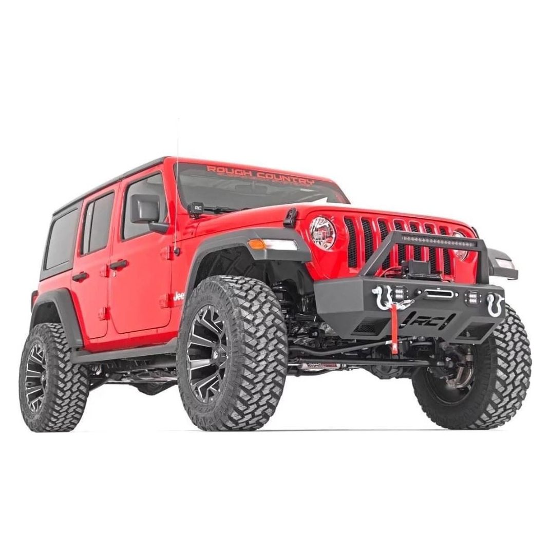 Rough Country 3.5" Stage 2 Jeep Suspension Lift Kit w- Premium N3 Shocks for 18-C JL 4 Door Models RCS65531