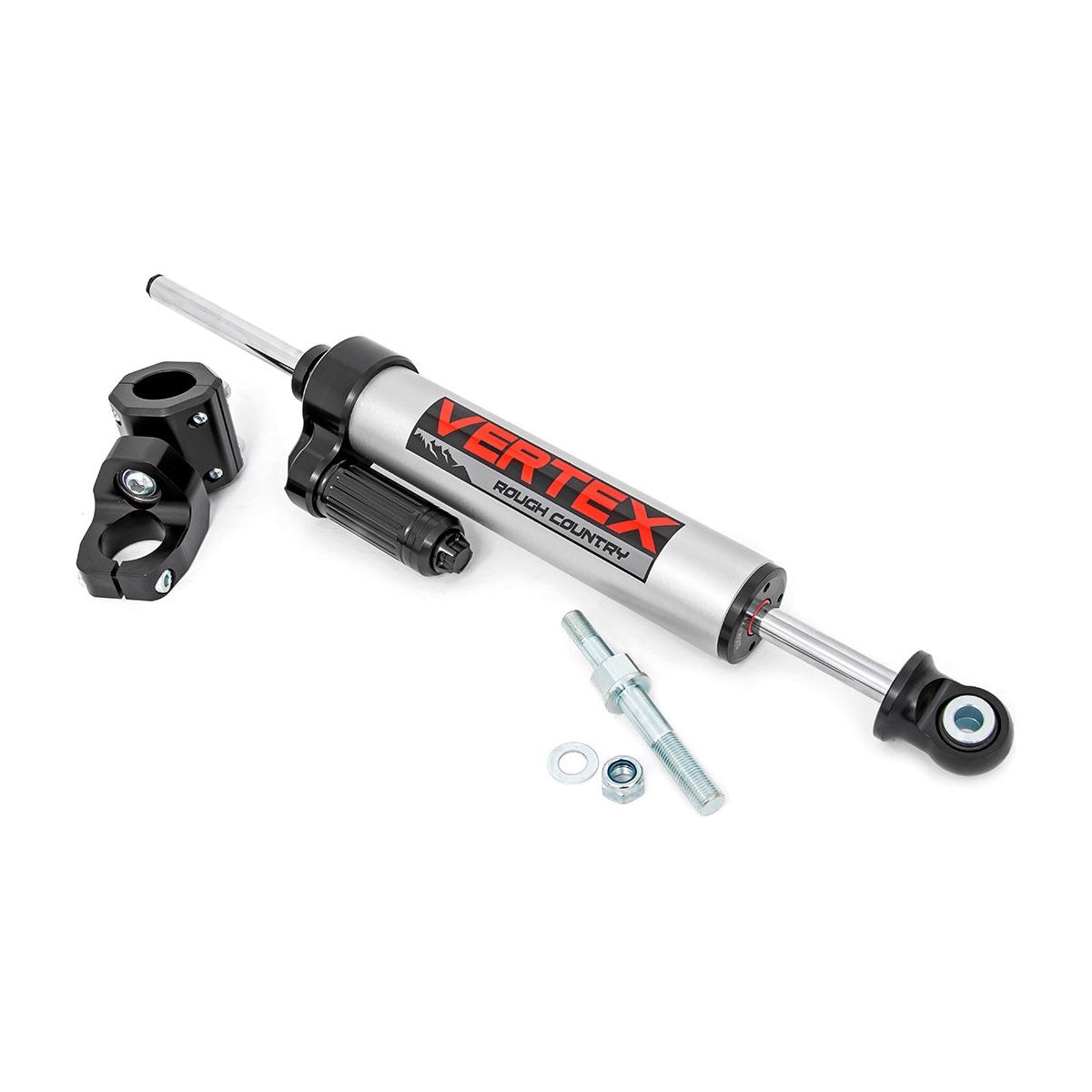 Rough Country  Vertex Steering Stabilizer - Pass-Through for 07-18 Jeep Wrangler JK 680900