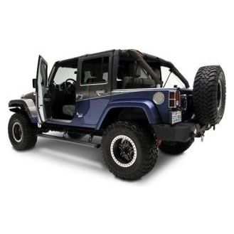 AMP Research PowerStep Running Boards For 2007+ Jeep Wrangler JK Unlimited 4 Dr 75122-01A