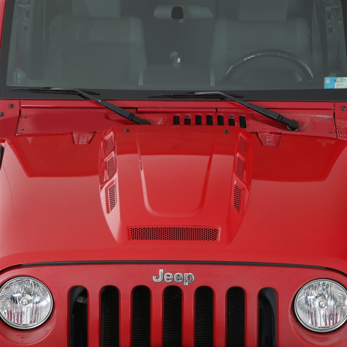 Smittybilt H.E.M.I. Vented Hood Heat Extracting for 07-18 Jeep Wrangler JK  2 - 4 Door Models