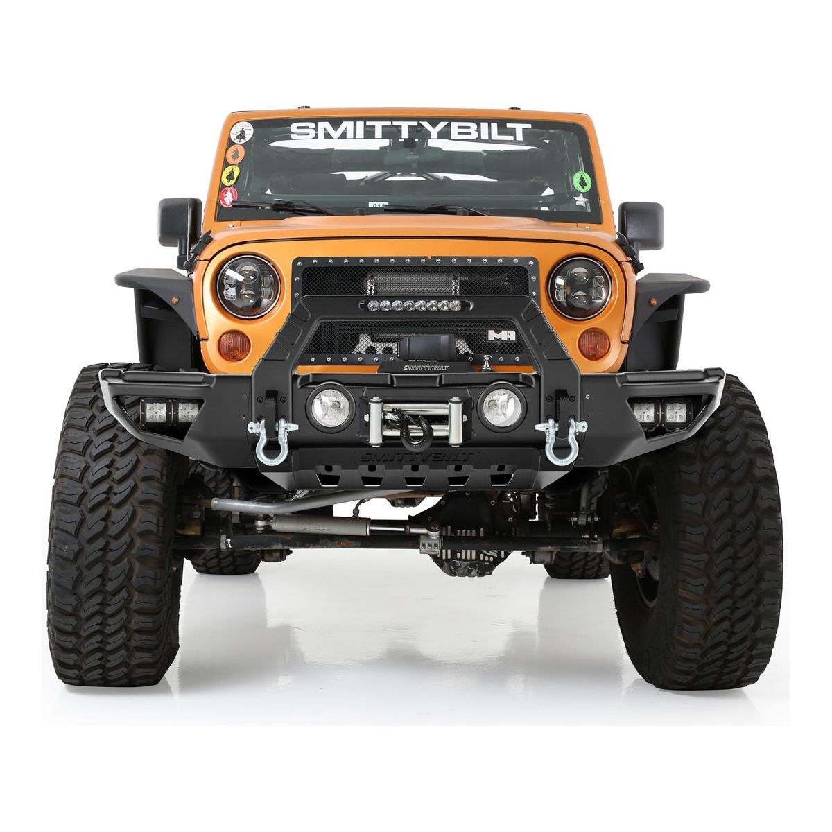 Smittybilt Stryker Front Bumper Wings for 07-C Jeep Wrangler JK and JL