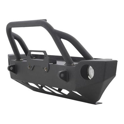 Smittybilt SRC Carbine Front Bumper In Black Textured For 2007-18 Jeep Wrangler JK 2  - 4 Doors Models 76744