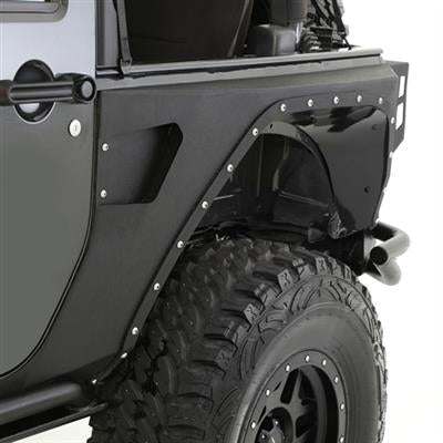 Smittybilt XRC Armor Rear Corner Guards Pair For 2007+ Jeep Wrangler JK 2 Door 76881