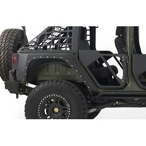 Smittybilt XRC Armor Rear Corner Guards Pair  For Jeep Wrangler JK Unlimited 4 Door Models