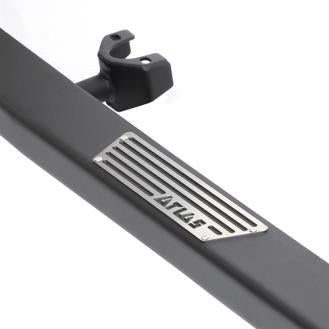 SmittyBilt Atlas XRC Rock Slider with Step in Black For 2007-18 Jeep Wrangler JK Unlimited 4 Door Models 76898