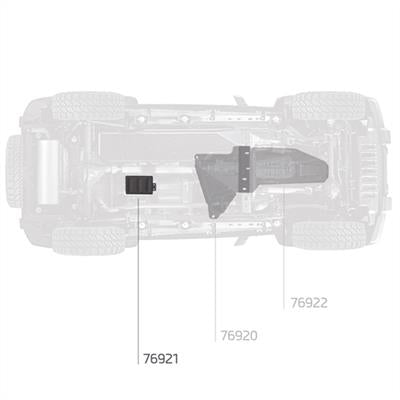 Smittybilt XRC Evaporative Cannister Skid Plate In Black Textured For 2007-11 Jeep Wrangler JK & JK Unlimted Models 76921