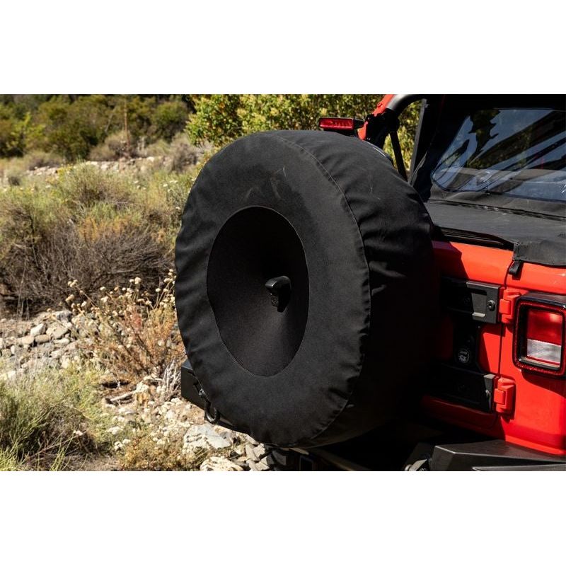 Rampage Spare Cover with Camera Slot for 18-C Jeep Wrangler JL-JLU on 33-35inch Tires