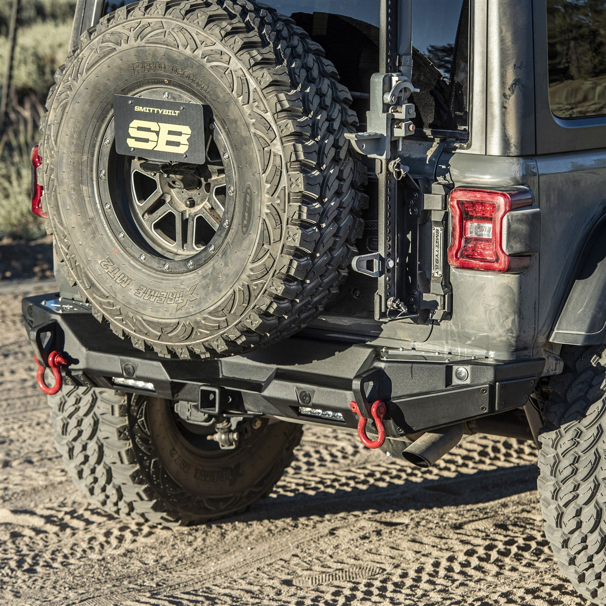 Smittybilt Heavy Duty Tire Carrier for 18-Current Wrangler JL 2 - 4 Door Models 7743