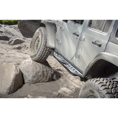 Smittybilt Apollo Rock Sliders for 18-Current Jeep Wrangler JLU 4 Door Models
