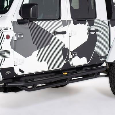 Smittybilt SRC Side Armor with Steps for 2021 Jeep Gladiator JT 79634