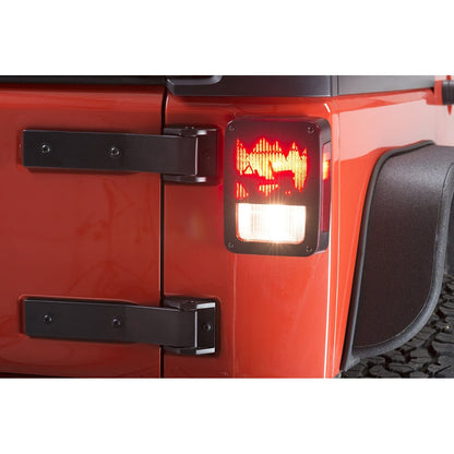 Kentrol Heritage Tail Light Cover for 07-18 Jeep Wrangler JK 80702