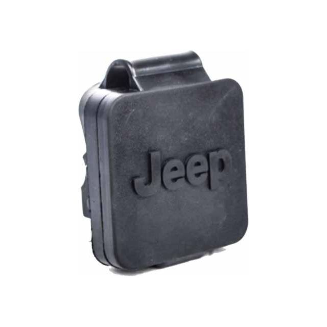 Mopar Receiver Hitch Plug with Jeep Logo for 2007-C JK - JL - JT 82208453AB